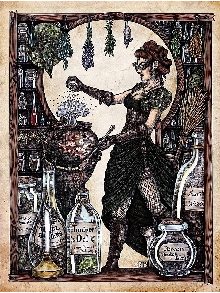 Affiche Murale Witchery Vintage
