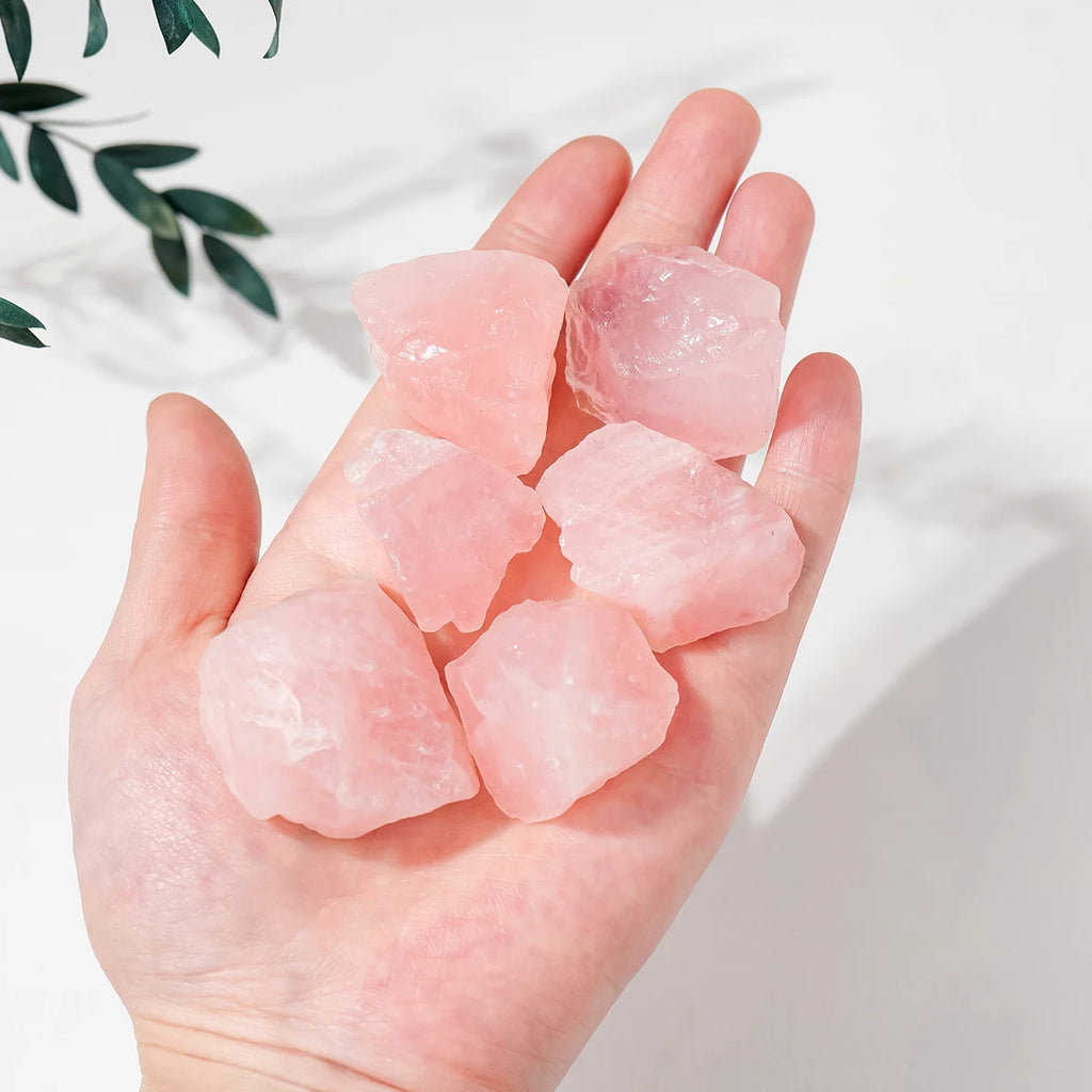 Quartz Rose Brut Naturel – Pierre d’Amour & Guérison du Cœur (50g)