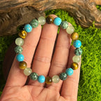 Natural Stone Symbolic Beaded Bracelet