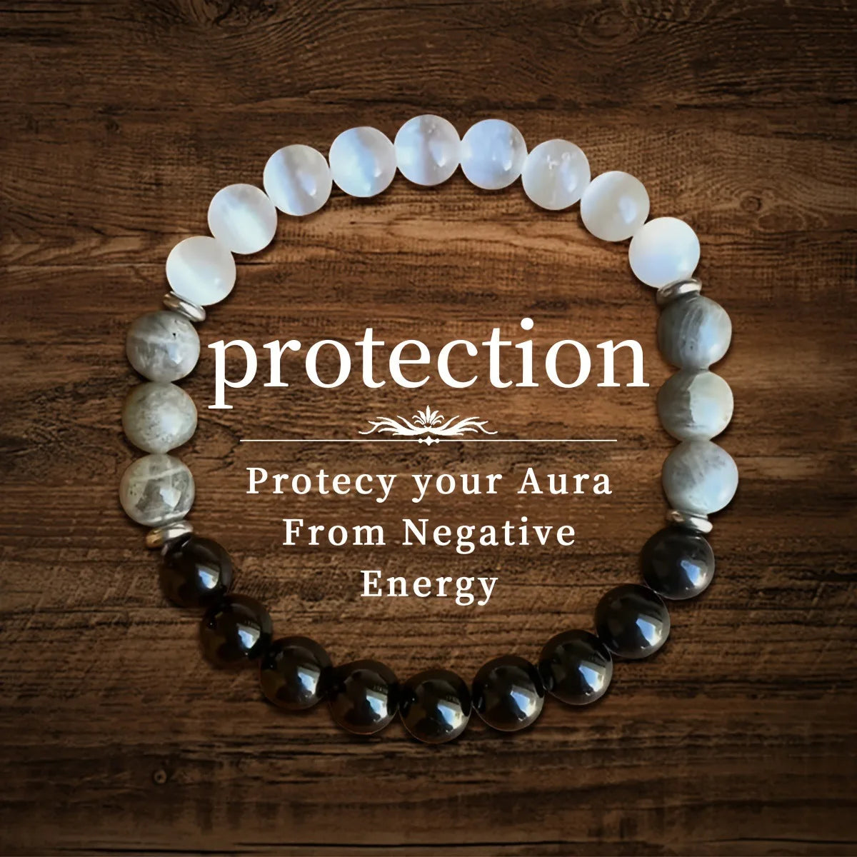 Natural Stone Symbolic Beaded Bracelet