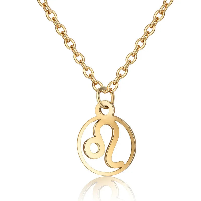 Collier Signe du Zodiaque Doré ou Argenté – Pendentif Astrologique Élégant