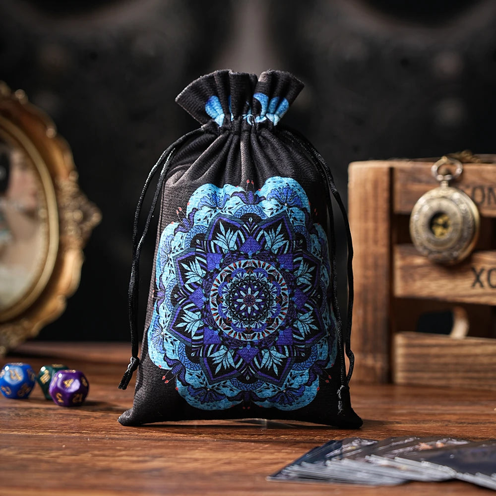 Pochette Mystique en Velours pour Tarot & Oracles