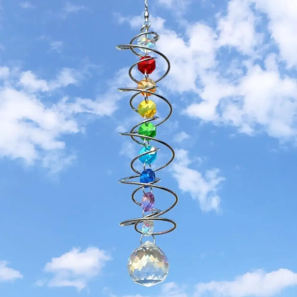 Attrape-Soleil Cristal 3D Rotatif