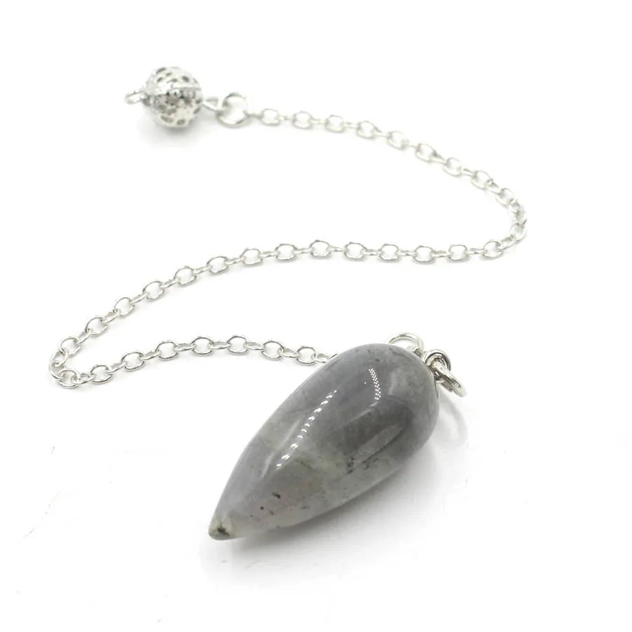 Pendule divinatoire en pierre naturelle – Forme goutte