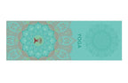 Tapis de Yoga Antidérapant Double Face – Serviette Yoga Velours Pliable & Séchage Rapide