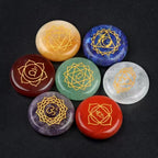 Set de 7 Pierres Chakras Gravées