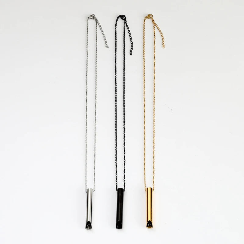 Sifflet de Méditation 528Hz – Pendentif Souffle & Harmonie