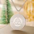 Collier Triquetra – Nœud Sacré de Protection et d’Harmonie