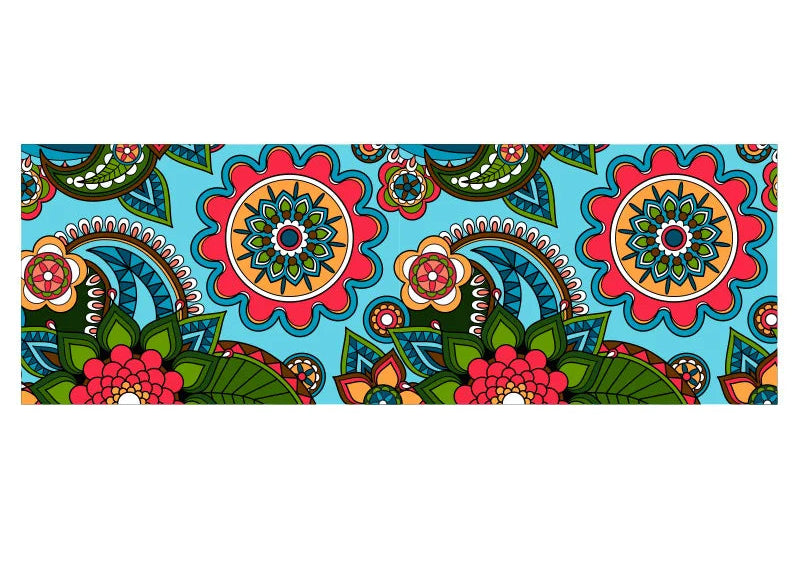 Tapis de Yoga Antidérapant Double Face – Serviette Yoga Velours Pliable & Séchage Rapide