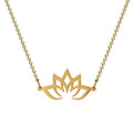 Collier Fleur de Lotus Doré