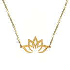 Collier Fleur de Lotus Doré