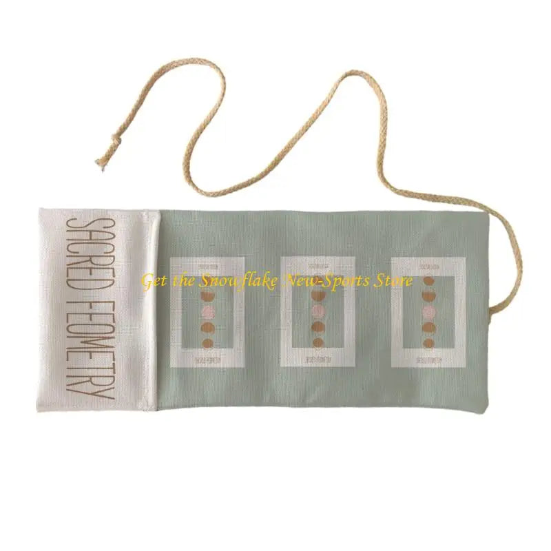 Organiseur Mystique pour Tarot Lavable en Lin