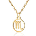 Collier Signe du Zodiaque Doré ou Argenté – Pendentif Astrologique Élégant