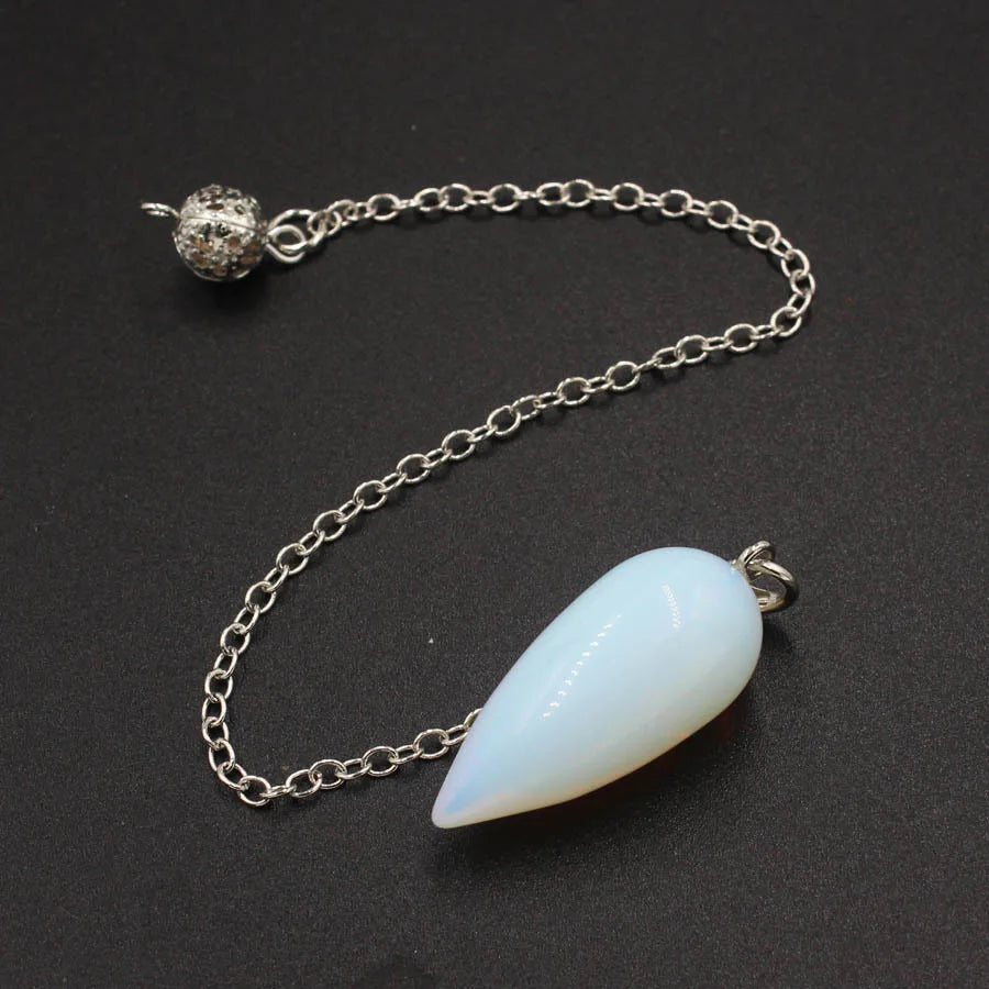 Pendule divinatoire en pierre naturelle – Forme goutte