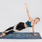 Tapis de Yoga Antidérapant Double Face – Serviette Yoga Velours Pliable & Séchage Rapide