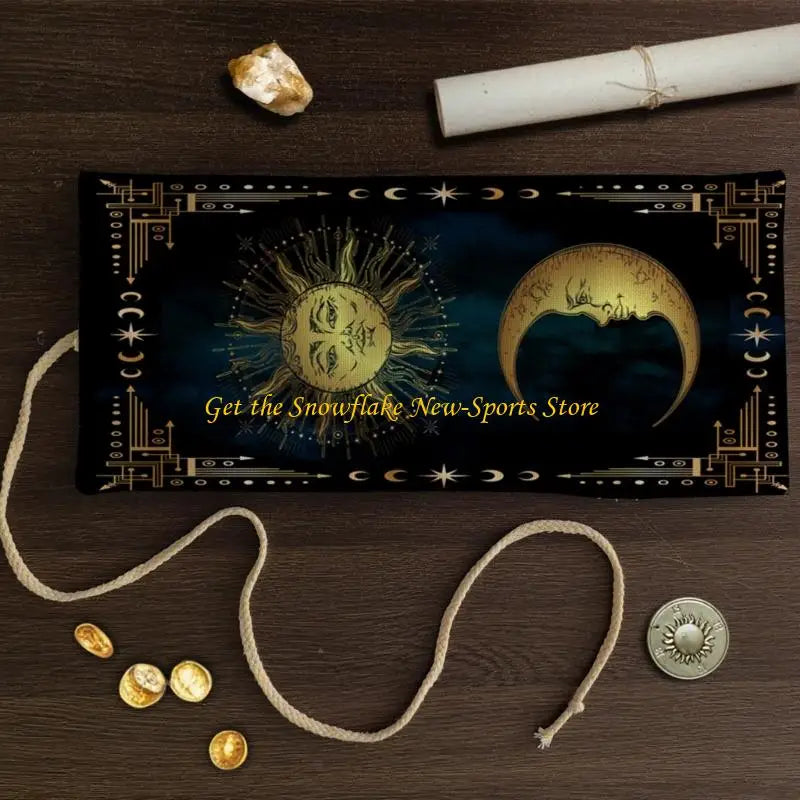 Organiseur Mystique pour Tarot Lavable en Lin