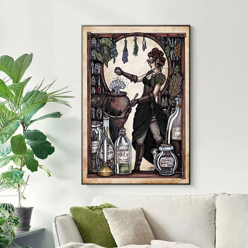 Affiche Murale Witchery Vintage