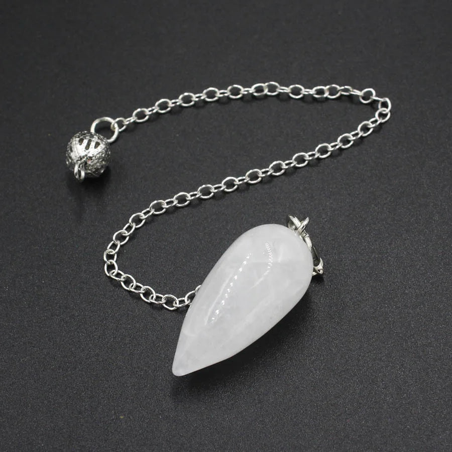 Pendule divinatoire en pierre naturelle – Forme goutte