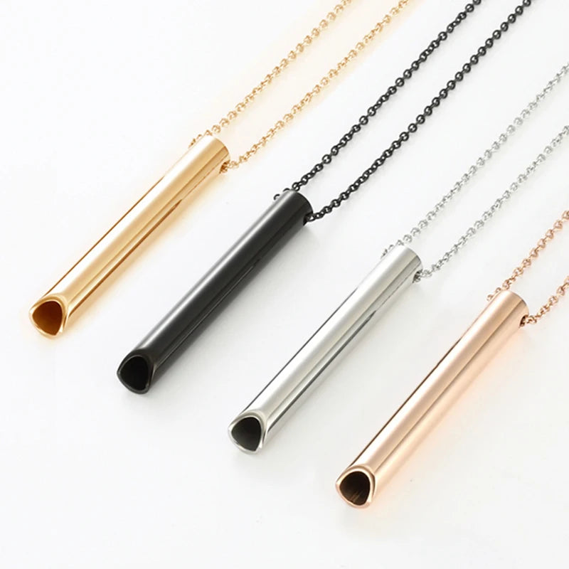 Sifflet de Méditation 528Hz – Pendentif Souffle & Harmonie