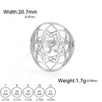 Bague Lotus Om – Symbole Sacré de Sérénité et d’Éveil Spirituel