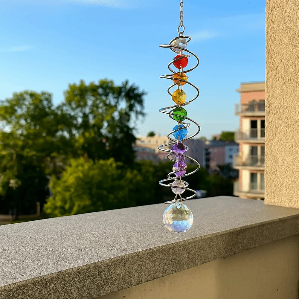 Attrape-Soleil Cristal 3D Rotatif