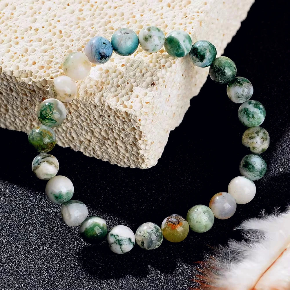 Natural Stone Symbolic Beaded Bracelet