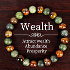 Natural Stone Symbolic Beaded Bracelet